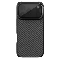   Nillkin CarboProp Aramid Apple iPhone 18 Pro / 17 Pro mágneses műanyag hátlap tok, fekete