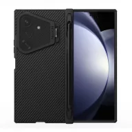   Nillkin CamShield Prop Magnetic Samsung Galaxy Z Fold 8 Ultra mágneses műanyag hátlap tok + S Pen, fekete (átlátszó lencsevédővel)