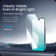   Nillkin H+ PRO 2.5D Apple iPhone 17 tempered glass kijelzővédő üvegfólia felhelyező kerettel, fényvisszaverődés-gátló, 0.2mm, átlátszó