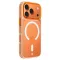 Tactical MagForce 2.0 Cover Apple iPhone 17 Pro/18 Pro MagSafe hátlap tok, átlátszó/naracssárga