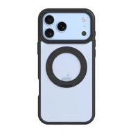   Tactical MagForce Hyperstand Apple iPhone 17 Pro Max/18 Pro Max tok, gyűrűs kitámasztóval, MagSafe, átlátszó-fekete