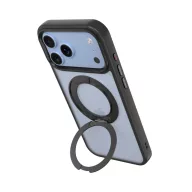   Tactical MagForce Hyperstand Apple iPhone 17 Pro Max/18 Pro Max tok, gyűrűs kitámasztóval, MagSafe, átlátszó-fekete