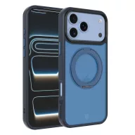   Tactical MagForce Hyperstand Apple iPhone 17 Pro Max/18 Pro Max tok, gyűrűs kitámasztóval, MagSafe, átlátszó-kék