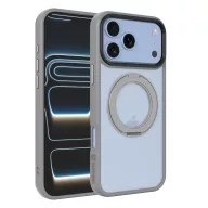   Tactical MagForce Hyperstand Apple iPhone 17 Pro Max/18 Pro Max tok, gyűrűs kitámasztóval, MagSafe, átlátszó-zöld