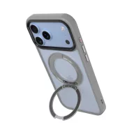   Tactical MagForce Hyperstand Apple iPhone 17 Pro Max/18 Pro Max tok, gyűrűs kitámasztóval, MagSafe, átlátszó-zöld