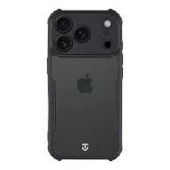   Tactical Quantum Stealth Apple iPhone 18 Pro hátlap tok megerősített sarokkal, átlátszó/fekete
