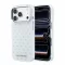 Karl Lagerfeld IML Rhinestones Allover Apple iPhone 18 Pro tok, fehér