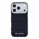 Karl Lagerfeld IML Rhinestones Allover Apple iPhone 18 Pro tok, fekete