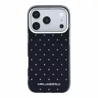   Karl Lagerfeld IML Rhinestones Allover Apple iPhone 18 Pro Max tok, fekete