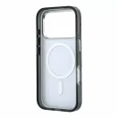 Karl Lagerfeld PU Semi Wrap Smooth Sketch Bodies Apple iPhone 18 Pro / 17 Pro tok, MagSafe, fekete-ezüst