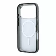   Karl Lagerfeld PU Semi Wrap Smooth Sketch Bodies Apple iPhone 18 Pro / 17 Pro tok, MagSafe, fekete-ezüst