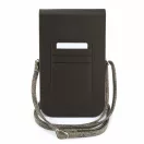 Guess PU Leather+Grained 4G Metal Logo táska / telefon tartó táska, barna