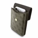 Guess PU Leather+Grained 4G Metal Logo táska / telefon tartó táska, barna