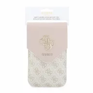  Guess PU Leather+Grained 4G Metal Logo táska / telefon tartó táska, rózsaszín