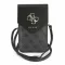 Guess PU Leather+Grained 4G Metal Logo táska / telefon tartó táska, fekete