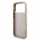 Guess PU 4G Metal Logo Strap Apple iPhone 18 Pro hátlap tok karpánttal, rózsaszín