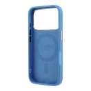 Guess PU 4G Ring Stand Apple iPhone 18 Pro hátlap tok kitámasztóval, MagSafe, kék-arany