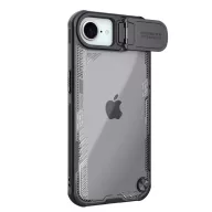  Nillkin Iceblade Prop Apple iPhone 17e / 16e mágneses műanyag hátlap tok kameravédelemmel, MagSafe, fekete