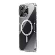   Nillkin Nature Pro Apple iPhone 16 Pro mágneses hátlap tok, átlátszó