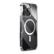   Nillkin Nature Pro Apple iPhone 16 Pro mágneses hátlap tok, átlátszó