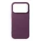 Silicone Mag Apple iPhone 18 Pro / 17 Pro szilikon hátlap tok, MagSafe, lila