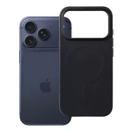   Silicone Mag Apple iPhone 18 Pro / 17 Pro szilikon hátlap tok, MagSafe, fekete