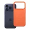 Silicone Mag Apple iPhone 18 Pro / 17 Pro szilikon hátlap tok, MagSafe, narancs