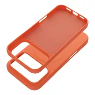   Silicone Mag Apple iPhone 18 Pro / 17 Pro szilikon hátlap tok, MagSafe, narancs