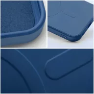   Silicone Mag Apple iPhone 18 Pro / 17 Pro szilikon hátlap tok, kameravédelemmel, MagSafe, kék