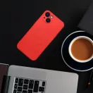 Silicone Mag Apple iPhone 18 Pro / 17 Pro szilikon hátlap tok, kameravédelemmel, MagSafe, piros