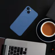   Silicone Mag Apple iPhone 18 Pro / 17 Pro szilikon hátlap tok, MagSafe, sötétkék