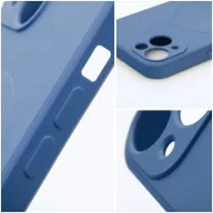   Silicone Mag Apple iPhone 18 Pro / 17 Pro szilikon hátlap tok, MagSafe, sötétkék
