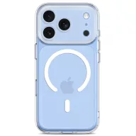   Tech-Protect MagPeak Apple iPhone 18 Pro / 17 Pro tok, MagSafe, Crystal Clear, átlátszó-fehér