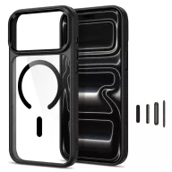   Tech-Protect Magmat Apple iPhone 18 Pro / 17 Pro tok, MagSafe, Black Clear, átlátszó-fekete