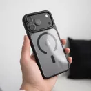 Tech-Protect Magmat Apple iPhone 18 Pro / 17 Pro tok, MagSafe, Black Clear, átlátszó-fekete