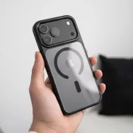   Tech-Protect Magmat Apple iPhone 18 Pro / 17 Pro tok, MagSafe, Black Clear, átlátszó-fekete