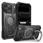 Tech-Protect MagForce Apple iPhone 18 Pro / 17 Pro tok kitámasztóval, megerősített védelemmel, MagSafe, Matte Black, fekete