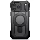 Tech-Protect MagForce Apple iPhone 18 Pro / 17 Pro tok kitámasztóval, megerősített védelemmel, MagSafe, Matte Black, fekete