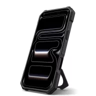   Tech-Protect MagForce Apple iPhone 18 Pro / 17 Pro tok kitámasztóval, megerősített védelemmel, MagSafe, Matte Black, fekete