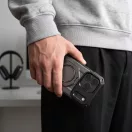 Tech-Protect MagForce Apple iPhone 18 Pro Max / 17 Pro Max tok kitámasztóval, megerősített védelemmel, MagSafe, Matte Black, fekete