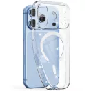 Tech-Protect FlexAir Apple iPhone 18 Pro Max / 17 Pro Max tok, csillámos, MagSafe, Clear, átlátszó-fehér