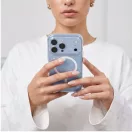 Tech-Protect FlexAir Apple iPhone 18 Pro Max / 17 Pro Max tok, csillámos, MagSafe, Clear, átlátszó-fehér