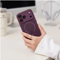   Tech-Protect BasicMag Apple iPhone 18 Pro Max / 17 Pro Max tok, MagSafe, Dark Cherry, lila