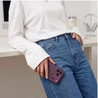   Tech-Protect BasicMag Apple iPhone 18 Pro / 17 Pro tok, MagSafe, Dark Cherry, lila