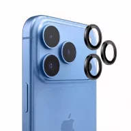   Tech-Protect Glass Camring Fit+ Apple iPhone 18 Pro / 18 Pro Max lencsevédő üvegfólia, fekete