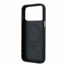 Guess PU 4G Ring Stand Apple iPhone 18 Pro hátlap tok kitámasztóval, MagSafe, fekete-arany