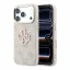 Guess PU 4G Resin Metal Logo Apple iPhone 18 Pro Max hátlap tok, rózsaszín-arany