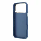 Guess PU 4G Resin Metal Logo Apple iPhone 18 Pro hátlap tok, kék-arany
