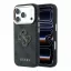 Guess PU 4G Resin Metal Logo Apple iPhone 18 Pro Max hátlap tok, fekete-arany