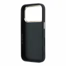 Guess PU 4G Resin Metal Logo Apple iPhone 18 Pro hátlap tok, fekete-arany